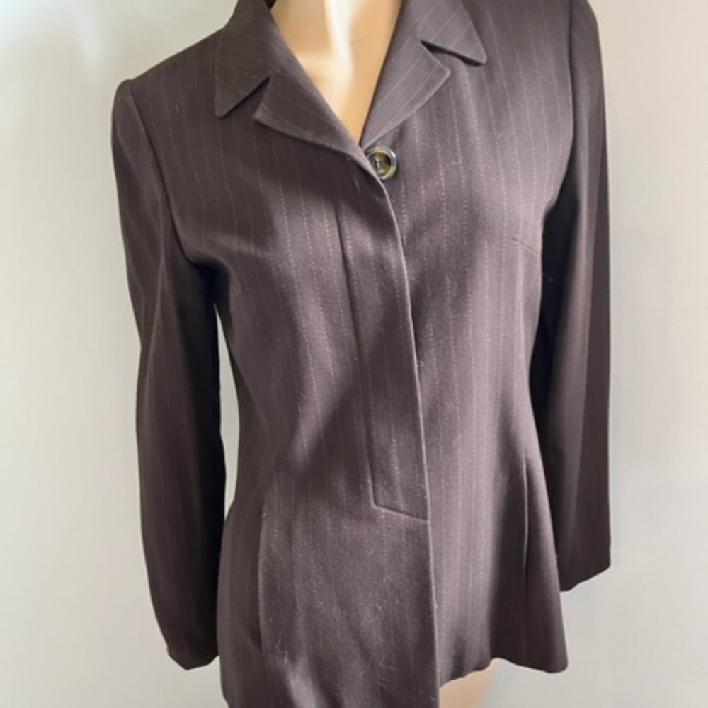 Kasper Women's 2 Piece Pin Strip Suit